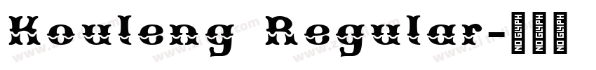 Kouleng Regular字体转换
